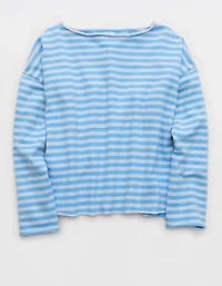Aerie Sunday Soft Boatneck Sweater