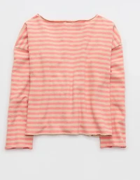 Aerie Sunday Soft Boatneck Sweater