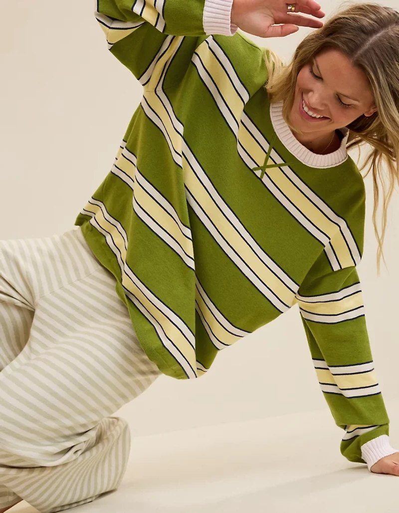 Aerie Sunday Soft Crew Sweater