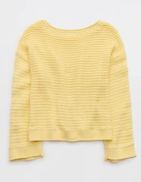 Aerie Sunkissed Textured Off-The-Shoulder Sweater