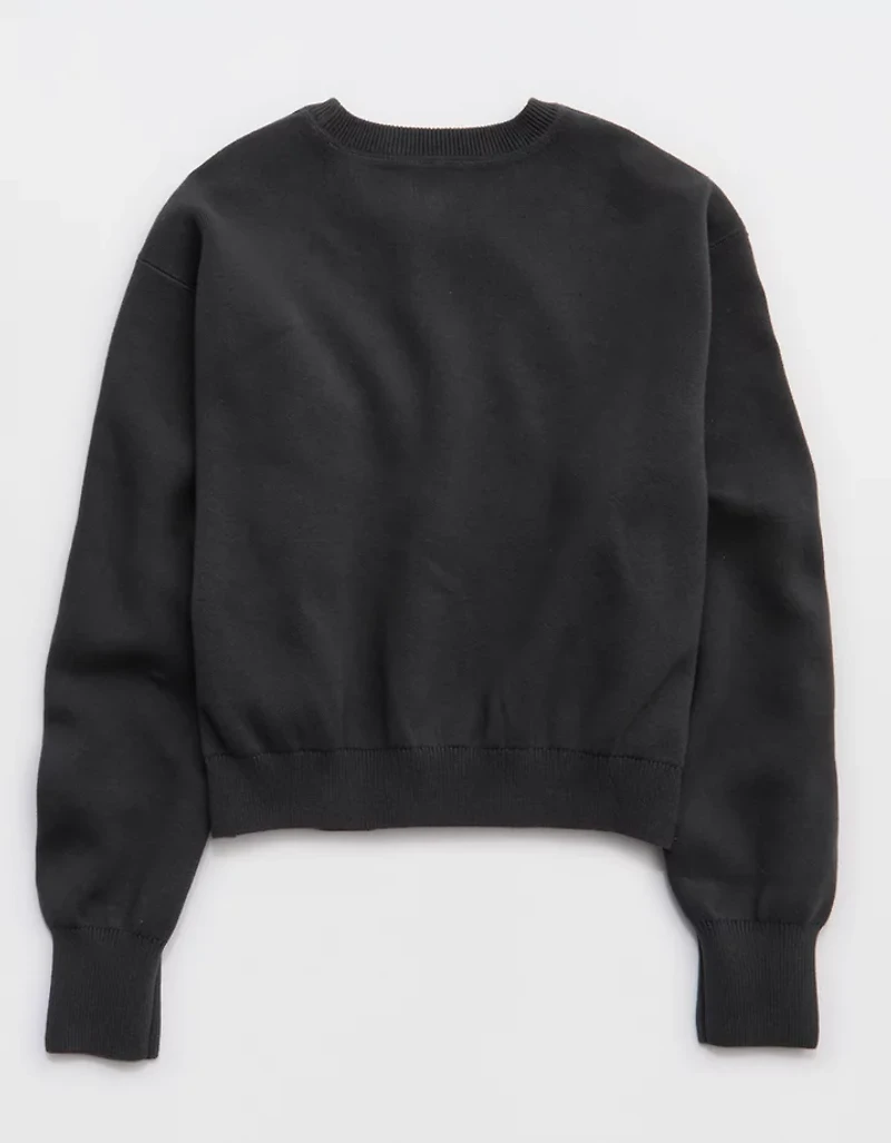 Aerie Cropped Crew Sweater