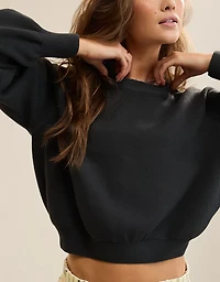 Aerie Cropped Crew Sweater