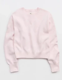 Aerie Cropped Crew Sweater