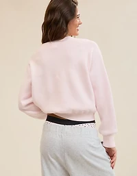 Aerie Cropped Crew Sweater