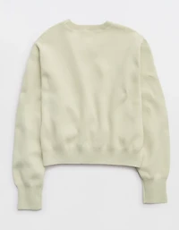 Aerie Cropped Crew Sweater
