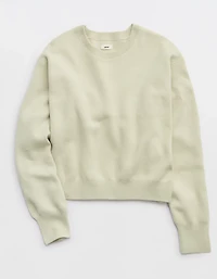 Aerie Cropped Crew Sweater