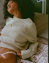 Aerie Cropped Crew Sweater