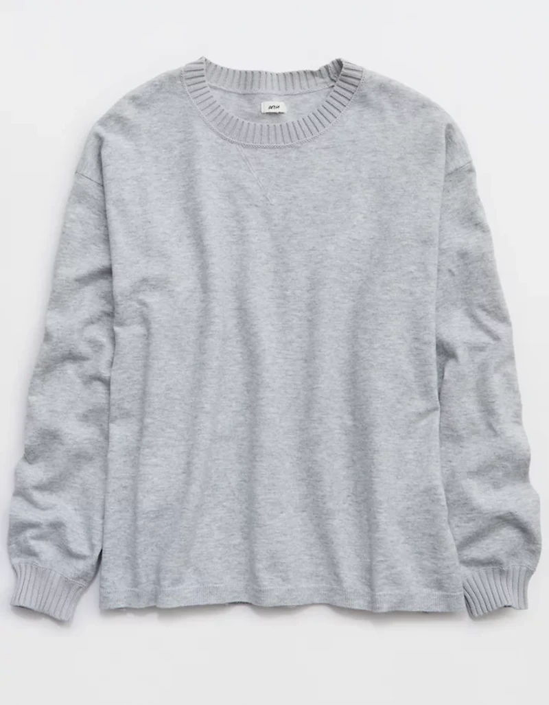 Aerie Sunday Soft Crew Sweater