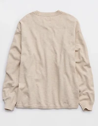 Aerie Sunday Soft Crew Sweater