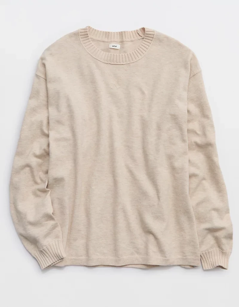 Aerie Sunday Soft Crew Sweater