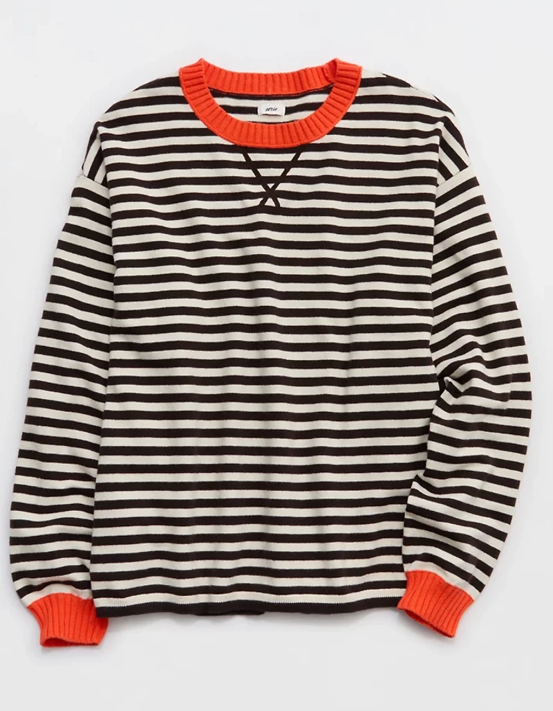Aerie Sunday Soft Crew Sweater