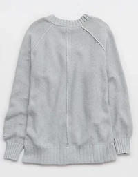 Aerie Vintage Cotton V Neck Sweater