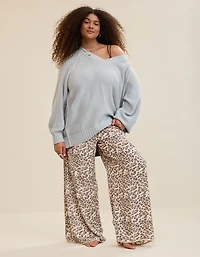 Aerie Vintage Cotton V Neck Sweater