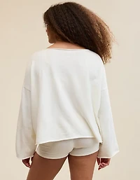 Aerie Sunday Soft Boatneck Sweater