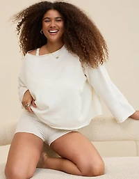 Aerie Sunday Soft Boatneck Sweater
