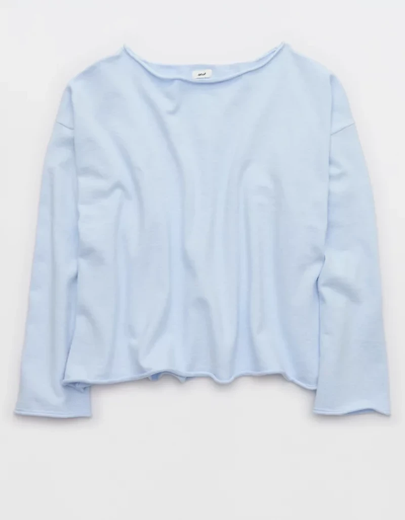 Aerie Sunday Soft Boatneck Sweater