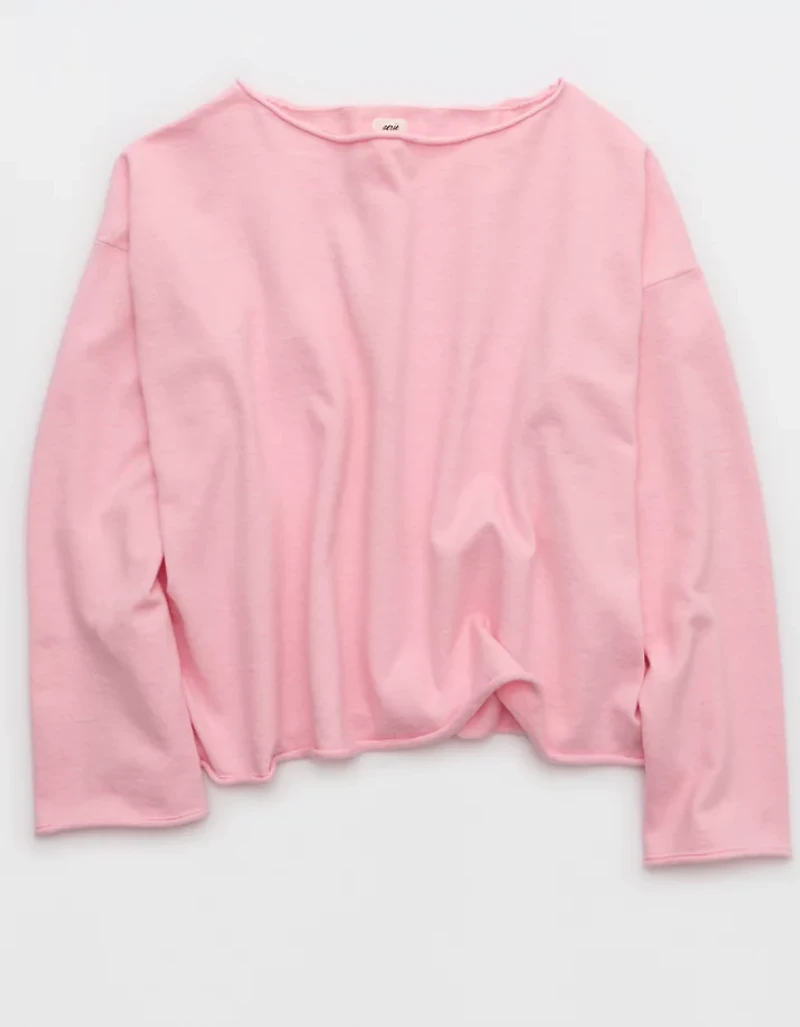 Aerie Sunday Soft Boatneck Sweater