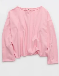 Aerie Sunday Soft Boatneck Sweater