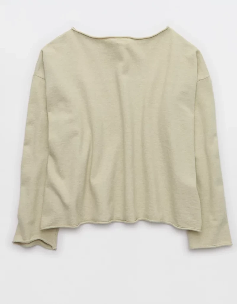 Aerie Sunday Soft Boatneck Sweater