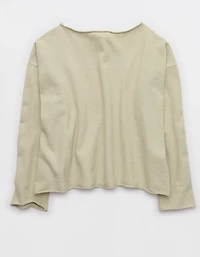 Aerie Sunday Soft Boatneck Sweater