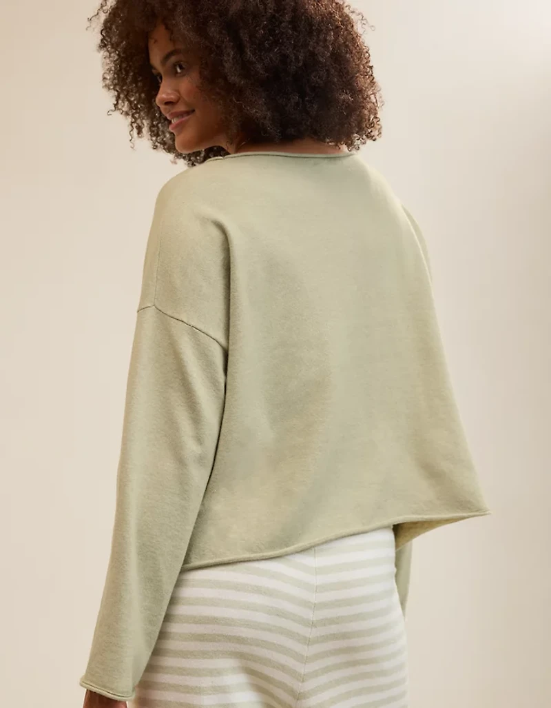 Aerie Sunday Soft Boatneck Sweater