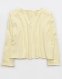 Aerie Sunday Soft Boatneck Sweater