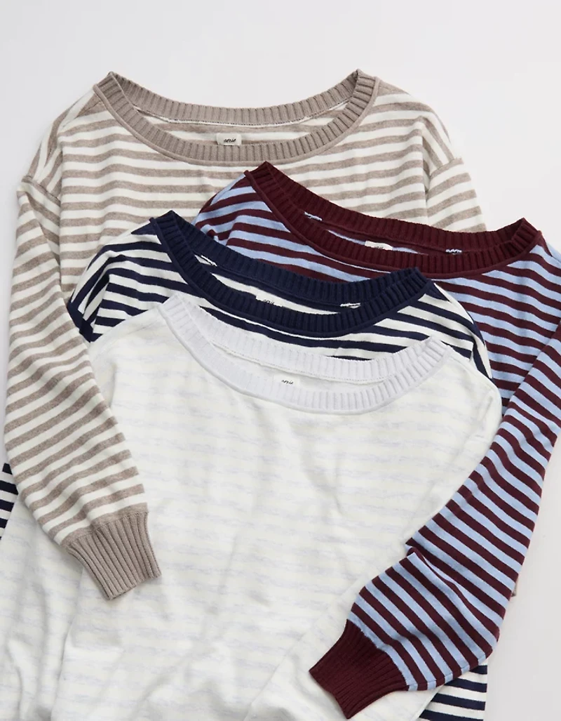 Aerie Sunday Soft Off-The-Shoulder Sweater