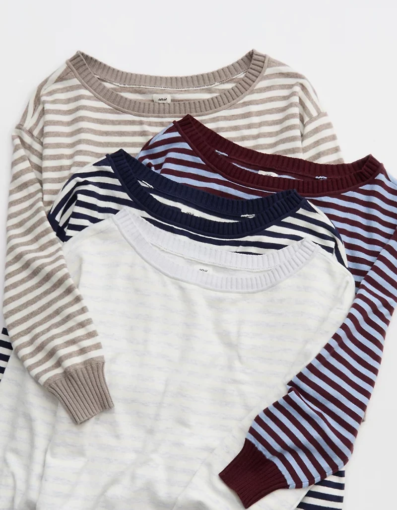 Aerie Sunday Soft Off-The-Shoulder Sweater