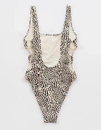 Aerie High Cut Scoop One Piece Swimsuit