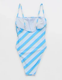 High Cut Scoop One Piece Swimsuit