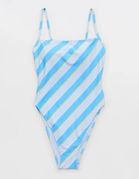 High Cut Scoop One Piece Swimsuit