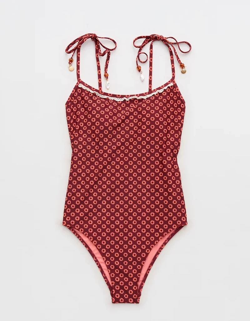 Aerie Cheeky One Piece Swimsuit