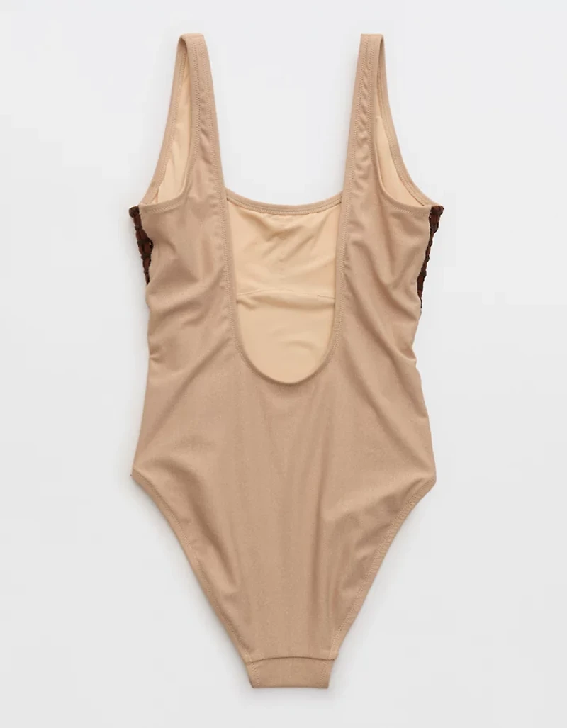Aerie Babewatch Crochet One Piece Swimsuit
