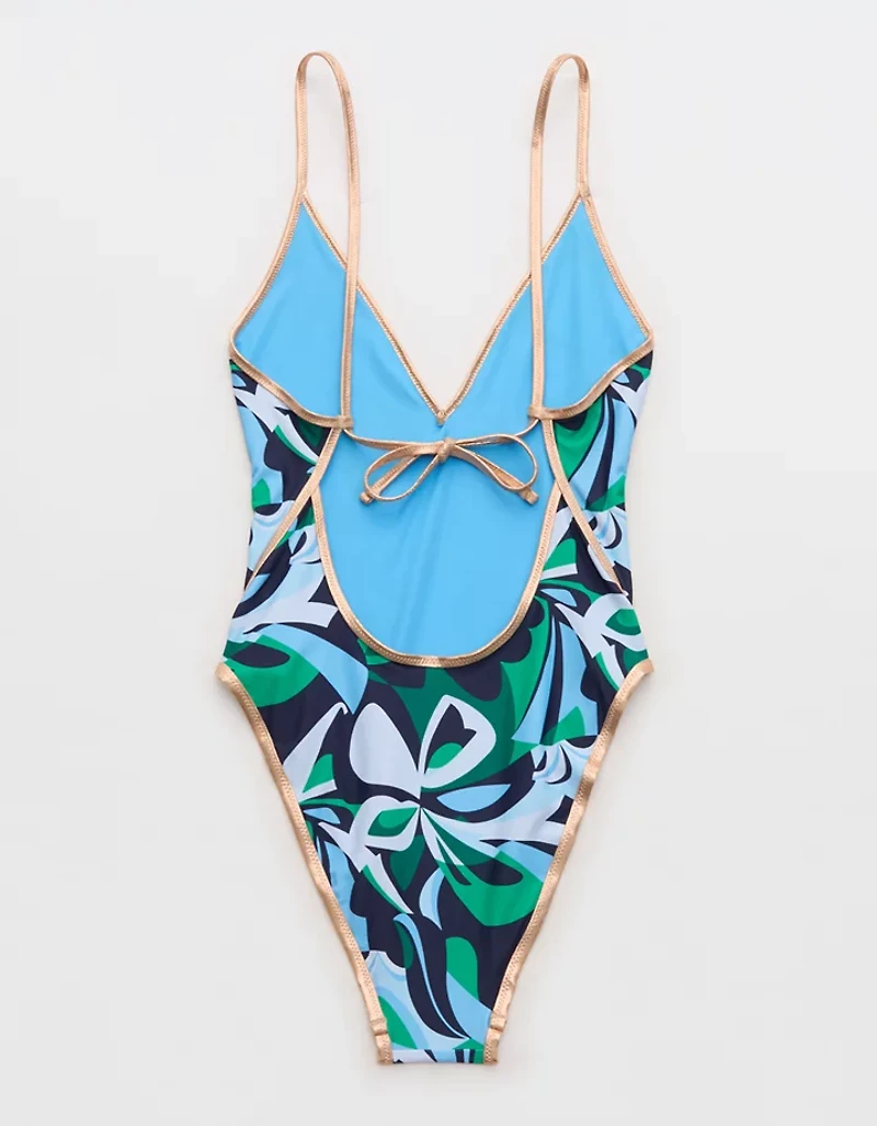 Aerie Super V One Piece Swimsuit