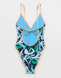 Aerie Super V One Piece Swimsuit