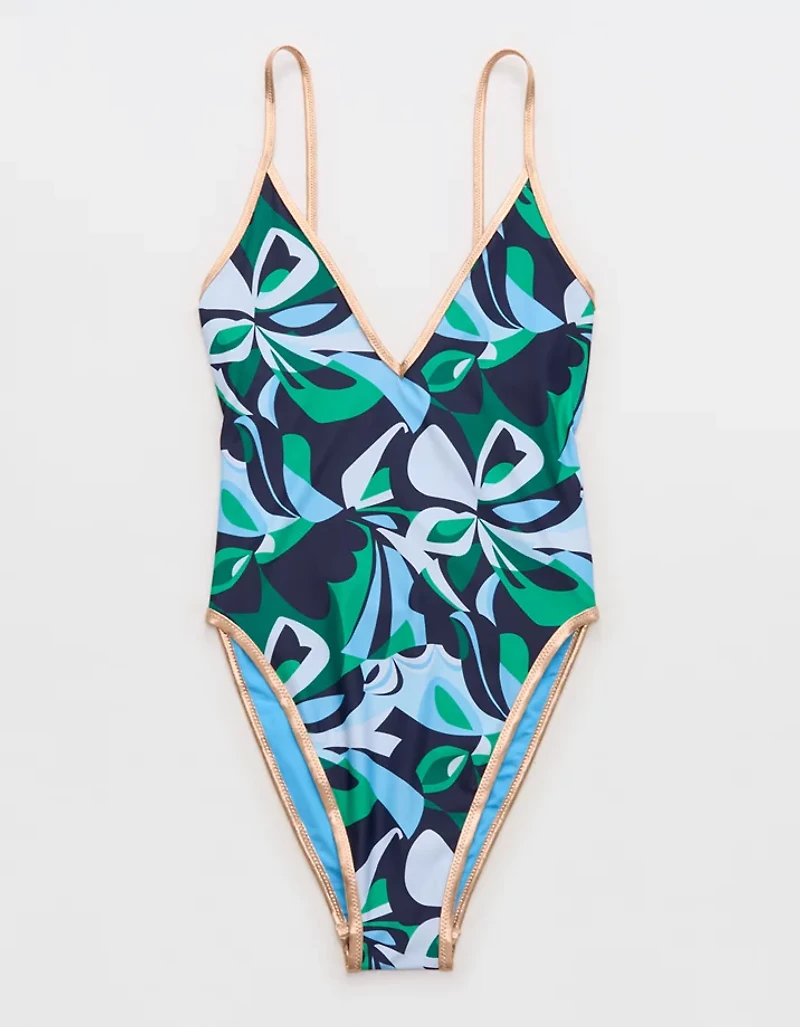 Aerie Super V One Piece Swimsuit
