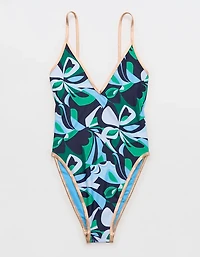 Aerie Super V One Piece Swimsuit
