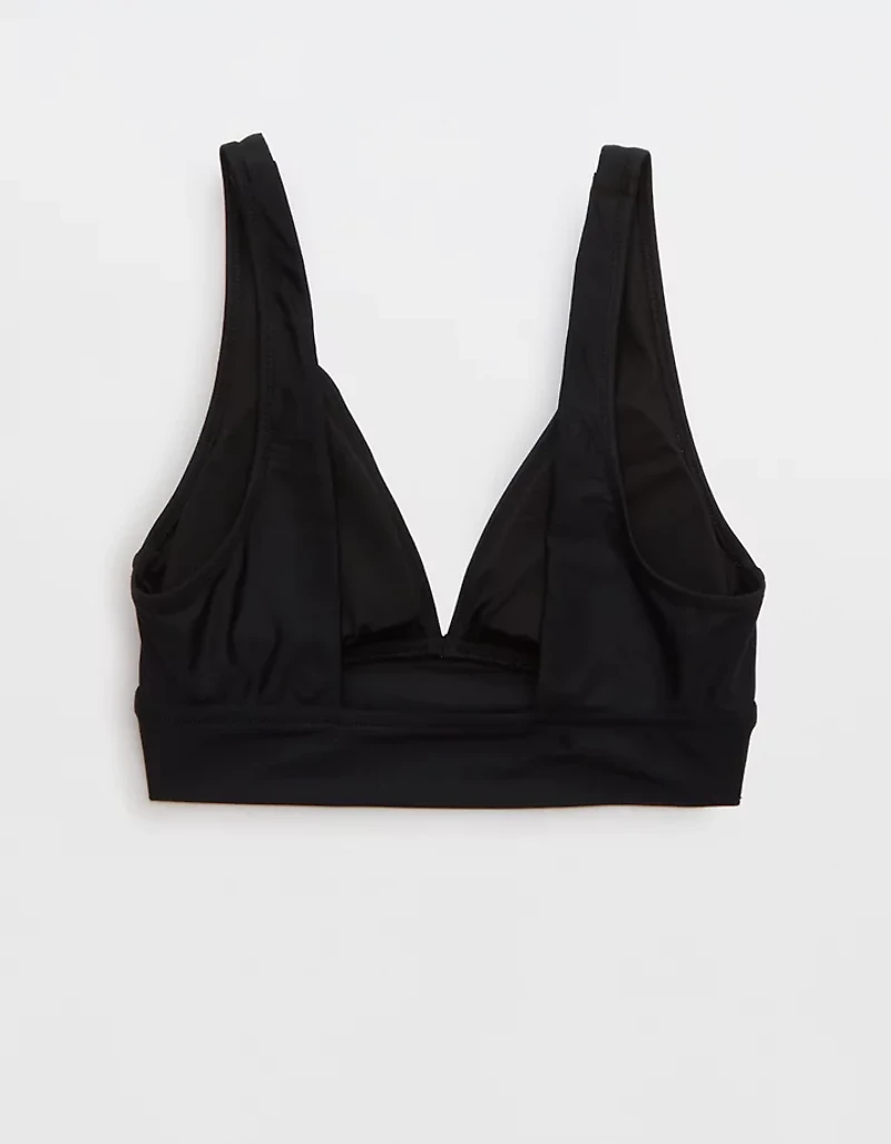 Aerie Plunge Longline Triangle Bikini Top