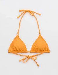 Aerie Shine Rib String Triangle Bikini Top