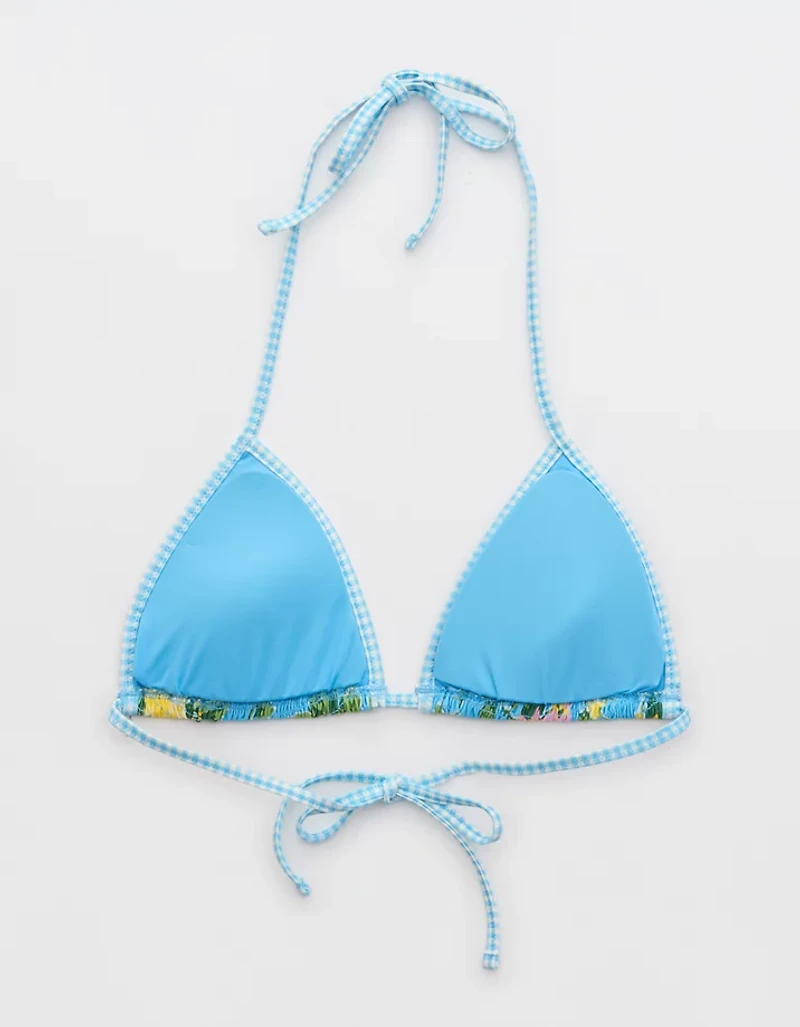 Aerie The Sun-Lover Smocked Bikini Top