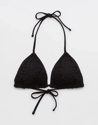 Aerie The Sun-Lover Crochet Bikini Top