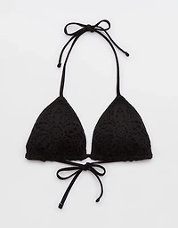 Aerie The Sun-Lover Crochet Bikini Top