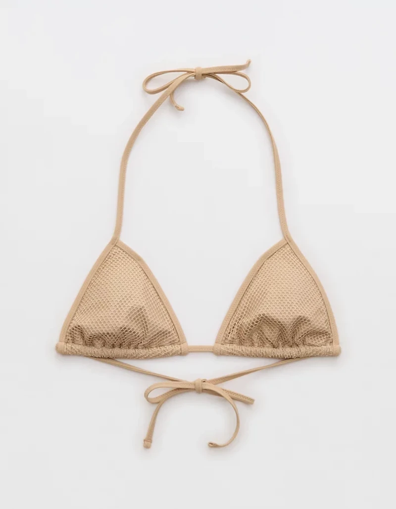 Aerie The Sun-Lover Metallic Bikini Top