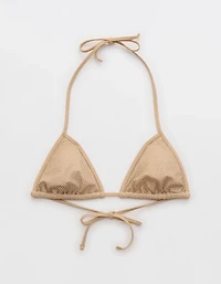 Aerie The Sun-Lover Metallic Bikini Top