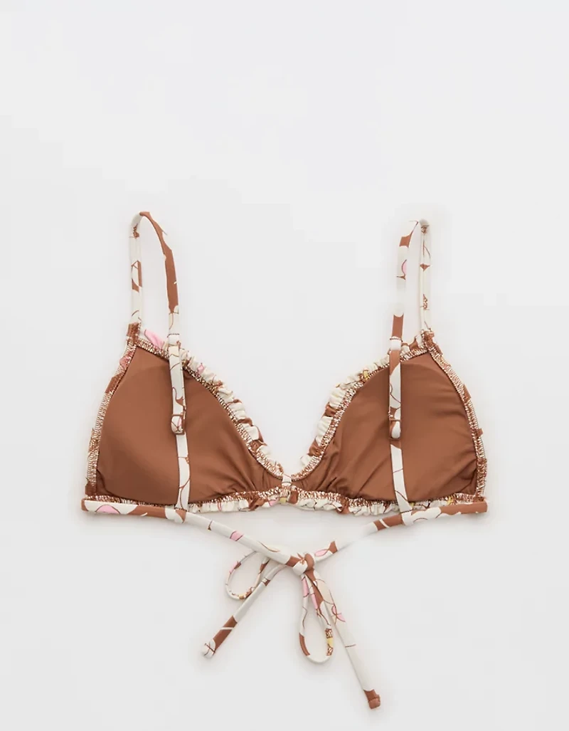 Aerie Ruffle Triangle Bikini Top