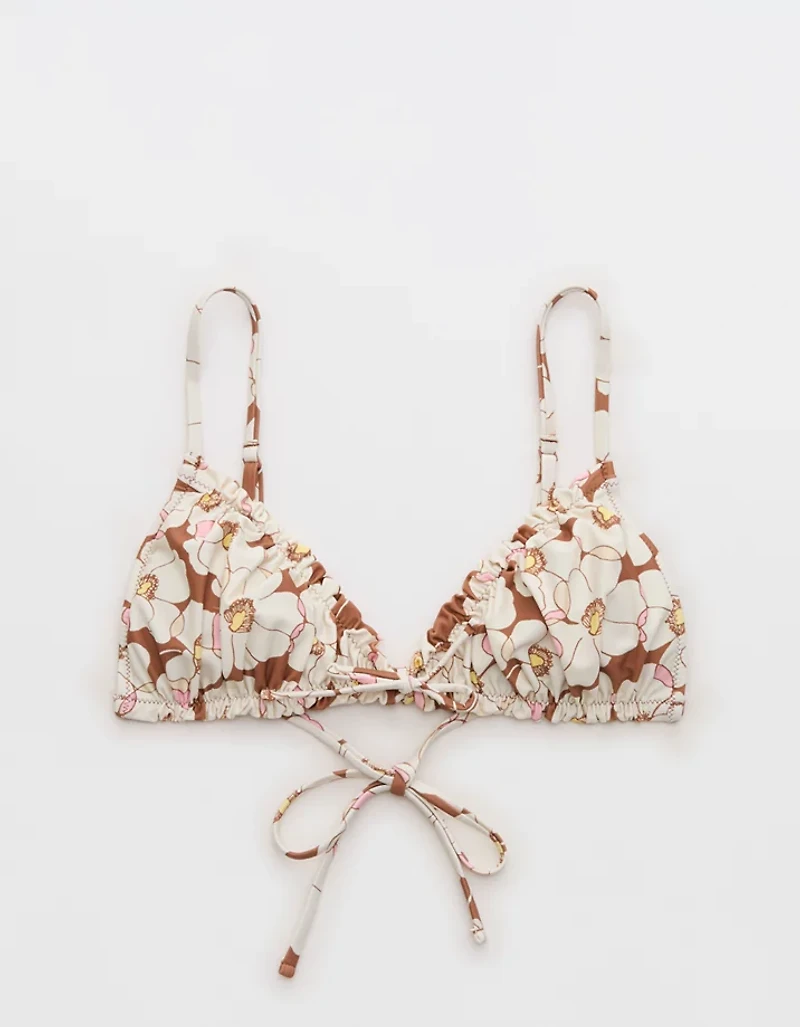 Aerie Ruffle Triangle Bikini Top