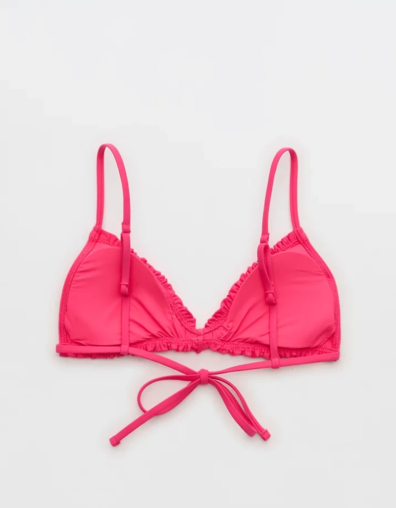 Aerie Ruffle Triangle Bikini Top