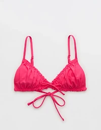 Aerie Ruffle Triangle Bikini Top