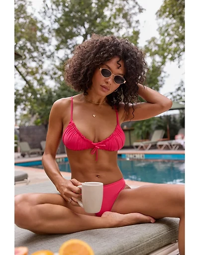 Aerie Ruffle Triangle Bikini Top