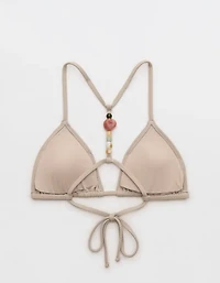 Aerie Pique String Triangle Bikini Top